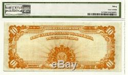 1922 $10 Large Size Gold Certificate Attractive & Bright Pmg Very Fine 30