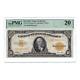 1922 $10 Large Size Gold Certificate Speelman-White PMG 20 Very Fine