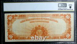 1922 $10 Ten Dollar Gold Certificate Pcgs 15 Choice Fine Large Serial Numbers