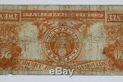 1922 $20 Gold Certificate Fr#1187 Net Fine Missing Corner/tear (919)