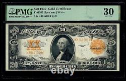 1922 $20 Gold Certificate Fr# 1187 PMG 30 VERY FINE