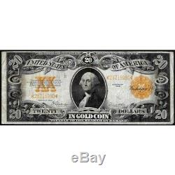 1922 $20 Gold Certificate Large Currency Fine Attractive Rare Note