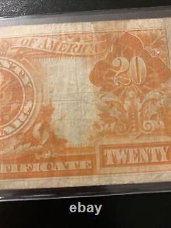 1922 $20 Gold Certificate Large Size Note Speelman White Fr 1187 Very Fine