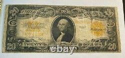 1922 $20 Gold Certificate Original Fine Best Price on Ebay CHN