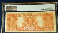 1922 $20 Gold Certificate Pmg25 Very Fine, Speelman/white, 3752