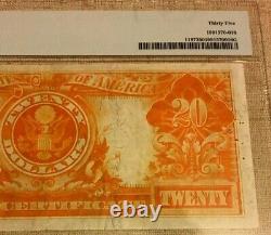 1922 $20 Gold Certificate Pmg35 Choice Very Fine, Speelman/white, Beautiful 3671