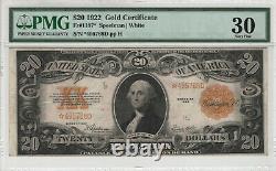 1922 $20 Gold Certificate Star Note Fr. 1187 Pmg Certified Very Fine 30 (768d)