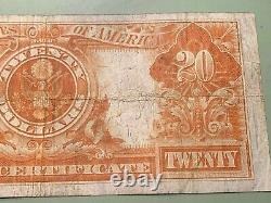 1922 $20 Gold Certificate Very Fine Fr. 1187