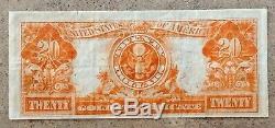 1922 $20 Gold Coin Certificate Choice Very Fine/Extremely Fine
