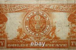 1922 $20 Large Size Gold Certificate Yellow Seal Grading Very Fine (JENA-274)