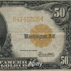 1922 $50 Gold Certificate Fine/Very Fine SKU #94079