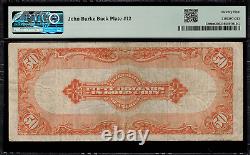 1922 $50 Gold Certificate Mule FR-1200m PMG 25 Very Fine