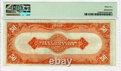 1922 $50 Gold Certificate PMG 35 CHOICE VERY FINE Fr#1200 LARGE SERIAL NUMBER