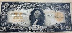 1922 Fine $20 Large Size Gold Certificate