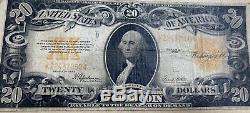 1922 Fine $20 Large Size Gold Certificate
