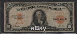 1922 Fr#1173am $10 Gold Coin Mule Note Fine