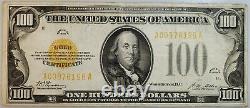 1928 $100 Gold Certificate FR# 2405 Woods/Mellon in Very Fine VF Condition