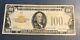 1928 $100 Gold certificate, FIne +scarce