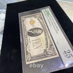 1928 $10 Gold Certificate FR2400 PMG VF25