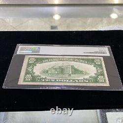 1928 $10 Gold Certificate FR2400 PMG VF25