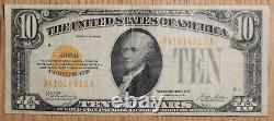 1928 $10 Gold Certificate FR2400 VF Very Fine dbkjA