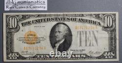 1928 $10 Gold Certificate FR2400 VF Very Fine dbkjB