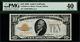 1928 $10 Gold Certificate FR-2400 Graded PMG 40 Extremely Fine