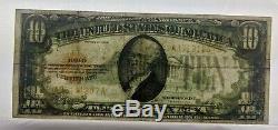1928 $10 Gold Certificate FR-2400 PCGS VF25 Very Fine Yellow Seal Note