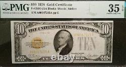 1928 $10 Gold Certificate Fr. 2400 PMG Choice VERY FINE 35 -WOODS MELLON-EPQ