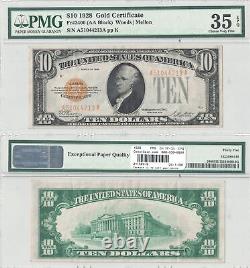 1928 $10 Gold Certificate Fr 2400 PMG Choice Very Fine-35 EPQ