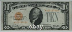 1928 $10 Gold Certificate Star Note Fr. 2400 Pmg Extremely Fine Xf Ef 40 (769a)
