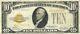 1928 $10 Gold Certificate Very Nice Bright & Crisp Extremely Fine Note Super