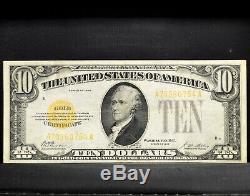 1928 $10 Gold Certificate Xf Extra Fine L@@k Now 754 Trusted
