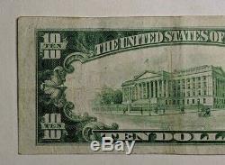 1928 $10 Small Gold Certificate Star Note RARE Crisp Very Fine Plus Low Serial #