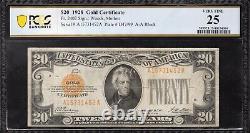 1928 $20 GOLD CERTIFICATE PCGS 25 Fr 2402 31452