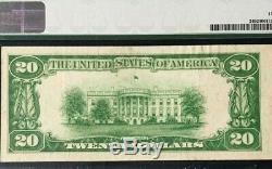 1928 $20 GOLD CERTIFICATE PMG 40 EXTREMELY FINE, WOODS/MELLON (AA Block) Fr#2402