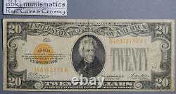 1928 $20 Gold Certificate FR2402 VF Very Fine dbkjA