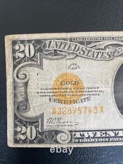 1928 $20 Gold Certificate FR. 2402 F-VF