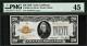 1928 $20 Gold Certificate FR-2402 Graded PMG 45 Choice Extremely Fine