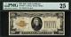1928 $20 Gold Certificate FR-2402 Star Note Graded MG 25 Very Fine