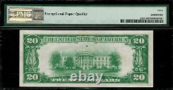 1928 $20 Gold Certificate FR-2402 Star Note PMG 40 EPQ Extremely Fine