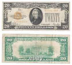 1928 $20 Gold Certificate Fr 2402 Fine Details #4339
