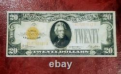 1928 $20 Gold Certificate Nice Bright Very Fine Extremely Fine Note