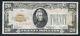 1928 $20 Gold Certificate Note Extra Fine Woods/Mellon 411A