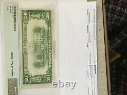 1928 $20 Gold Certificate Pmg30 Epq Very Fine, Woods/mellon 9046