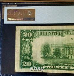 1928 $20 Gold Certificate Pmg 25 Very Fine, Woods/mellon