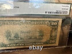 1928 $20 Gold Certificate STAR note- Fr. 2402 (A Block) PMG 35 EPQ