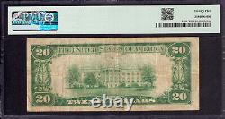 1928 $20 Gold Certificate Star Note Fr. 2402 A Block Pmg Very Fine Vf 25