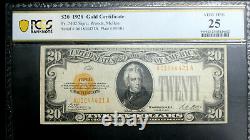 1928 $20 Pcgs 25 Very Fine Gold Certificate Fr #2402 Woods Mellon Nice
