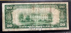 1928 $20 Twenty Dollar Gold Certificate Note Pcgs Very Fine 20 Fr# 2402 Aa